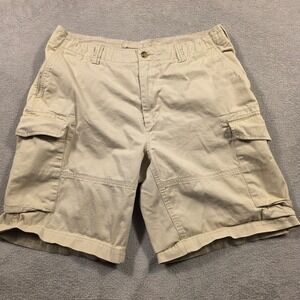 Polo Ralph Lauren Cargo Shorts Mens 34x9 Tan Relaxed Fit Gorpcore Outdoor Skater